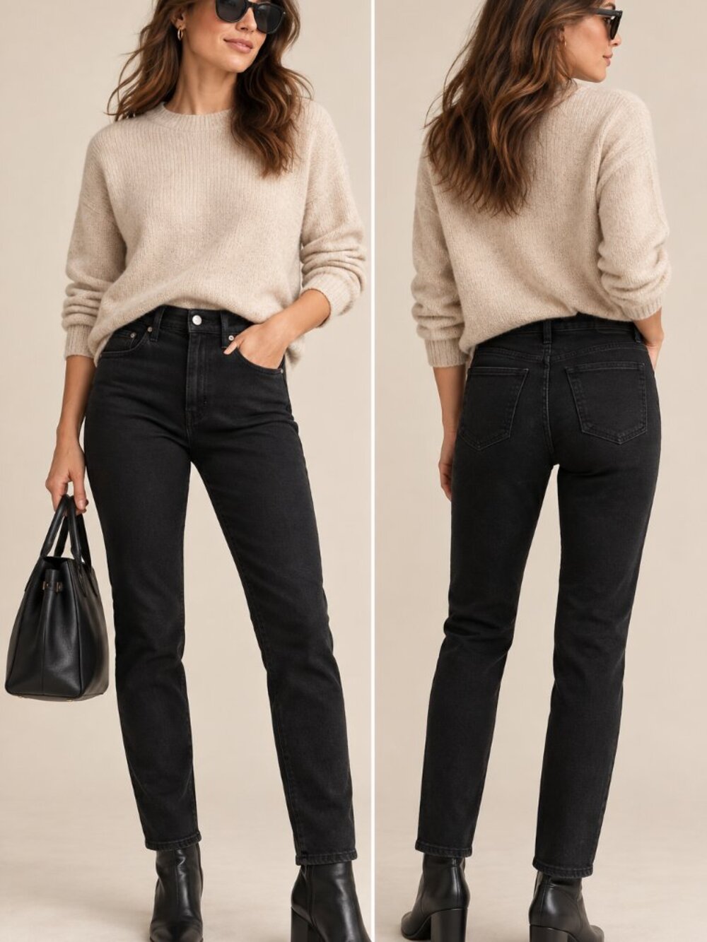 AGOLDE Nico High Rise Slim Black Jeans Size 29